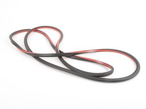 ES#2715223 - 8K0837912Q - Front Outer Door Seal - Right - Seals the door to the body of the vehicle - Genuine Volkswagen Audi - Audi