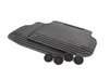 ES#2987261 - 51472409276 - Rubber Rear Floor Mat Set - Black - (NO LONGER AVAILABLE) - Keep your BMW's carpet protected from dirt and debris - Genuine BMW - 