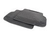 ES#2987261 - 51472409276 - Rubber Rear Floor Mat Set - Black - (NO LONGER AVAILABLE) - Keep your BMW's carpet protected from dirt and debris - Genuine BMW - 
