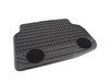 ES#2987261 - 51472409276 - Rubber Rear Floor Mat Set - Black - (NO LONGER AVAILABLE) - Keep your BMW's carpet protected from dirt and debris - Genuine BMW - 