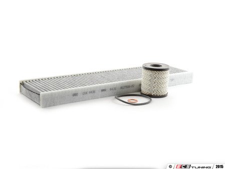 ES#2787448 - 88002289138 - Service Kit Inspection 1 - Oil Filter Kit , Drain Plug Washer , and Carbon Microfilter - Genuine MINI - MINI