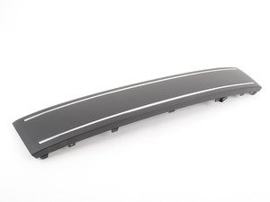 ES#2600497 - 4L0807287A3FZ - Front Plate Filler - Black - Clean up the look of your front end - Genuine Volkswagen Audi - Audi