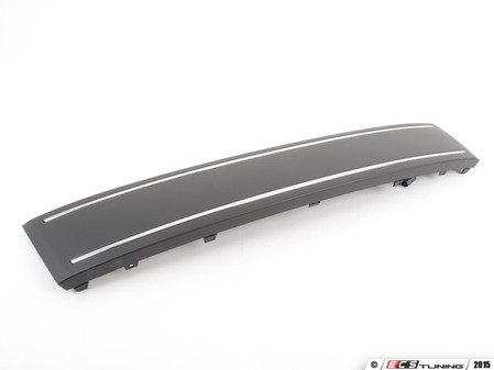ES#2600497 - 4L0807287A3FZ - Front Plate Filler - Black - Clean up the look of your front end - Genuine Volkswagen Audi - Audi