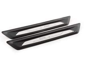 ES#2987260 - 51472408857 - Illuminated Front Door Sills - (NO LONGER AVAILABLE) - LED front door sills for that added touch of class - Genuine BMW - 