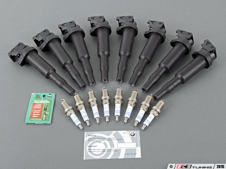 ES#2763249 - 12137594937kt3 - Ignition Service Kit  - Everything you need to service your ignition system - featuring German-made original equipment Bosch components - Assembled By ECS - BMW