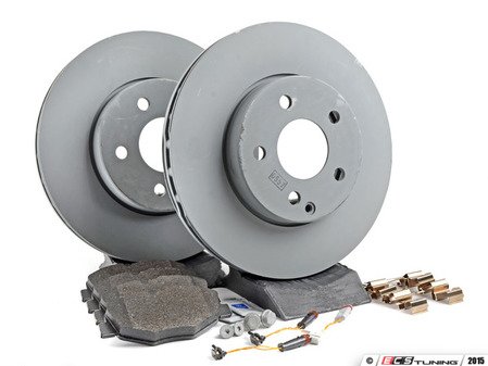 ES#2779774 - 0044208720KT4 - Front Brake Service Kit  - Featuring Genuine Mercedes-Benz Rotors And Pads - Genuine Mercedes Benz - Mercedes Benz