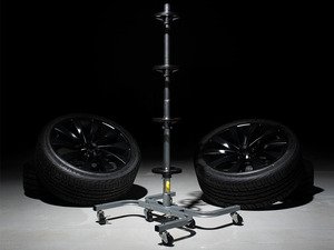 ES#2660913 - 003639SCH01A - Wheel Storage Rack With Casters - Neatly organize, store, and move your extra wheels - Schwaben - Audi BMW Volkswagen Mercedes Benz MINI Porsche