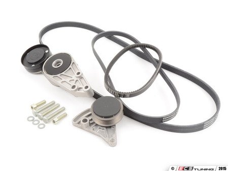ES#2587007 - 58260511KT3 - Accessory Belt Kit - Includes Air Conditioning & Water Pump Belts - All the tensioners, belts and hardware you need for your accessory system - Assembled By ECS - Volkswagen