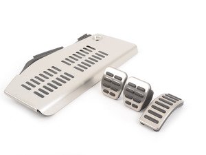 ES#1796 - TTPSWDP - Full Pedal Set - Includes: Dead, Throttle, Clutch & Brake pedal pads - Genuine Volkswagen Audi - 