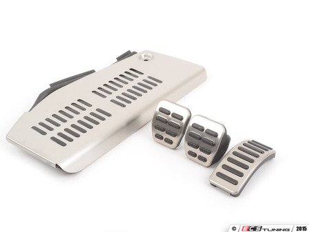 ES#1796 - TTPSWDP - Full Pedal Set - Includes: Dead, Throttle, Clutch & Brake pedal pads - Genuine Volkswagen Audi - 