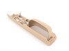 ES#9737 - 3B1867171Er48 - Left Grab Handle/Window Switch Cover - Light Beige - (NO LONGER AVAILABLE) - For 4 Door vehicles with power windows - Genuine Volkswagen Audi - 