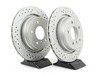 ES#2996606 - 001121ECS03KT4 - Performance Front & Rear Brake Service Kit - With ECS 2-piece E46 M3 CSL rotors for increased brake torque and thermal capacity. Includes ECS 2-piece rotors with ECS brackets for proper fitment, Exact-Fit brake lines, ECS EP24 pads, and Pentosin fluid. - Assembled By ECS - BMW