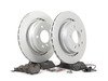 ES#2588517 - 34351181344KT - Rear Brake Service Kit - Featuring ECS V5 coated rotors and ECS DD23 "Daily Driver" ceramic pads. - Assembled By ECS - BMW