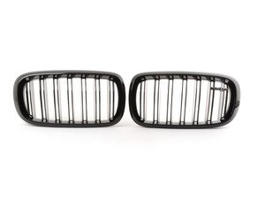 ES#3038785 - 51712354498-499 - M Performance Center Grilles - Gloss Black - Gloss Black grille set to give your car the visual edge - Genuine BMW M Performance - BMW