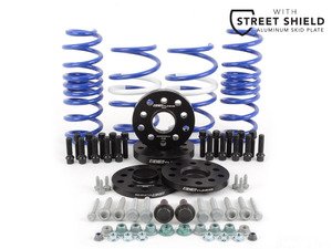 ES#2996686 - 014249ecs01KT2 - ECS StanceEnhance Kit With VWR Race Springs & ECS Street Shield - (NO LONGER AVAILABLE) - Featuring ECS Flush Kit and Volkswagen Racing Lowering Springs while adding protection with the ECS Tuning ALuminum Street Shield - Assembled By ECS - 