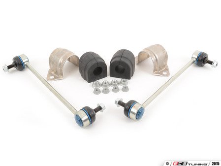 ES#2603118 - 31352229756KT1 - Front Sway Bar Installation Kit - Everything you need to install a new OE front sway bar including Meyle HD end links - Assembled By ECS - BMW