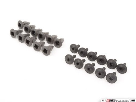 ES#2952371 - 1c08099612KT - Front Fender Liner Hardware Kit  - All hardware needed to install front fender liners. Priced per side - Genuine Volkswagen Audi - Volkswagen