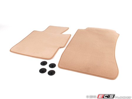 ES#122807 - 51477059132 - Carpeted Floor Mat Set - Beige - Keep your car's carpet looking new with these floor mats - Genuine BMW - BMW