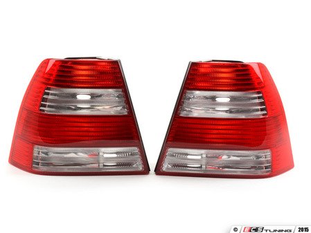 ES#3461 - 963669051.70051 - Late Sedan Tail Light Set - (NO LONGER AVAILABLE) - Tail lights from 2004 - 2005 sedan models with red/clear/red/clear lenses - Hella - 