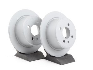 ES#2703123 - 34211163145KT1 - Rear Brake Rotors - Pair (258X10) - Restore braking power - Zimmermann - BMW