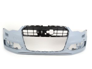 ES#2192508 - 4G0807065DGRU - S-Line Front Bumper Cover - Primed - Restore your exterior or upgrade your look - Genuine Volkswagen Audi - Audi