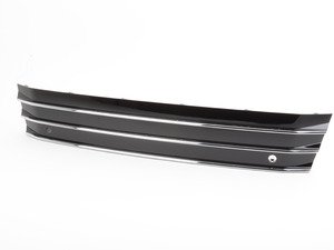 ES#2832187 - 4G8807287JT94 - Front License Plate Filler - Glossy Black - Clean up the look of your front end - Genuine Volkswagen Audi - Audi