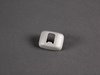 ES#438635 - 8E0857563A1YE - Bracket Cap - Silver - Priced Each - This cap covers the sun visor clip - Genuine Volkswagen Audi - Audi