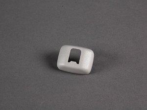 ES#438635 - 8E0857563A1YE - Bracket Cap - Silver - Priced Each - This cap covers the sun visor clip - Genuine Volkswagen Audi - Audi