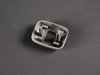 ES#438635 - 8E0857563A1YE - Bracket Cap - Silver - Priced Each - This cap covers the sun visor clip - Genuine Volkswagen Audi - Audi