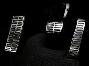 Brushed Stainless Pedal Set w/ Dead Pedal - Automatic/DSG
