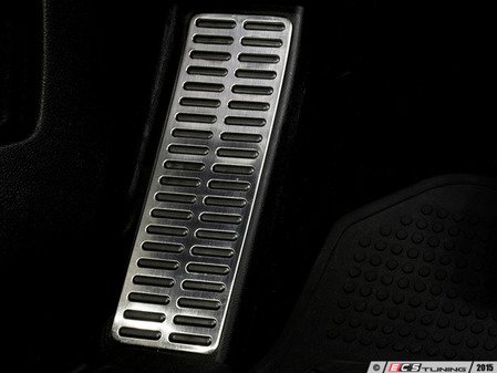 ES#3028623 - 017100BRP02A03 - Brushed Stainless Dead Pedal - Brushed stainless dead pedal to personalize your interior - ECS - Volkswagen