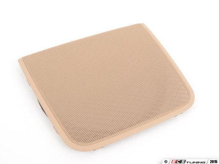 ES#120431 - 51468231395 - Rear Deck Speaker Cover - Priced Each - Hellbeige/Light Biege. Protects the speakers located in the rear deck - Genuine BMW - BMW