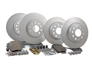 ES#2763684 - 1K0615301AAKT92 - Front & Rear Brake Service Kit (312x25/282x12) - Featuring genuine service parts - Genuine Volkswagen Audi - Volkswagen