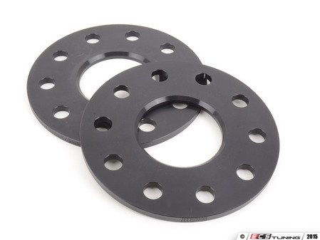 ES#2731112 - 14957161SW - H&R DR Series Black Wheel Spacers - 7mm (1 pair) - Wider is better - H&R - Volkswagen Porsche