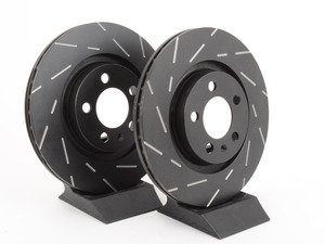 ES#522997 - USR819 - Front USR Series Sport Slotted Rotors - Pair (280x22) - Upgrade to a Turbo slotted rotor for improved braking - EBC - Volkswagen