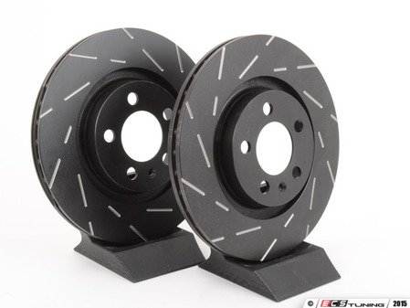 ES#522997 - USR819 - Front USR Series Sport Slotted Rotors - Pair (280x22) - Upgrade to a Turbo slotted rotor for improved braking - EBC - Volkswagen
