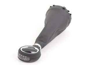 ES#2995384 - 61319391193 - Automatic Gear Shift Knob - Leather  - Includes stitched knob and boot - Genuine MINI - MINI