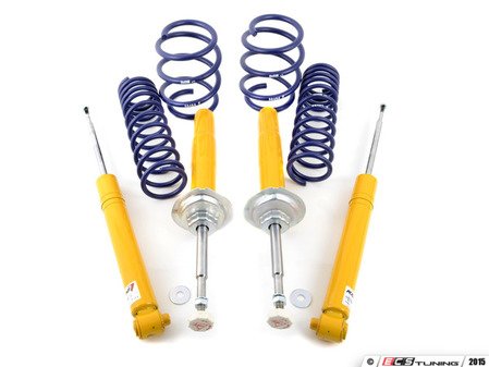 ES#2586757 - 50464-88KT - Performance Suspension Cup Kit - Race - Featuring Koni Yellow shocks and H&R Race lowering springs - Assembled By ECS - BMW