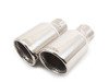 ES#2953959 - ssxvw226KT - Turbo-Back Exhaust System - Resonated - 3" Down pipe with Hi-Flow Sports cat and 2.75" stainless steel cat-back with smaller rear silencer & twin 80mm polished tips - Milltek Sport - Audi