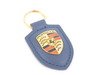 ES#2748378 - WAP0500950E - Dark Blue Crested Key Fob - Key ring to organize all of your keys, while showing Zuffenhausen pride - Genuine Porsche - Porsche