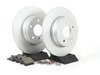 ES#2772158 - 0044209220KT8 - Rear Brake Service Kit - Featuring ATE Rotors And Bosch Pads - Assembled By ECS - Mercedes Benz