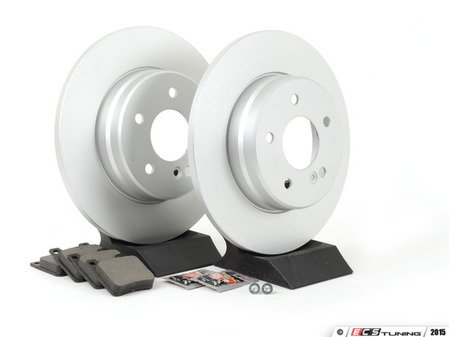ES#2772158 - 0044209220KT8 - Rear Brake Service Kit - Featuring ATE Rotors And Bosch Pads - Assembled By ECS - Mercedes Benz