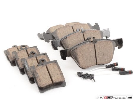 ES#2770391 - 0034202920KT2 - Front & Rear Brake Pad Kit - Featuring Akebono Pads - Assembled By ECS - Mercedes Benz