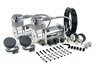 ES#2167849 - 23400 - Viair 400C Dual Pack Compressor - 150 PSI - Chrome - (NO LONGER AVAILABLE) - Two 12v compressors with a duty cycle of 33% & 150psi max pressure - Air Lift - 