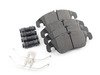 ES#2960482 - 104.13220 - Posi Quiet Semi-Metallic Front Brake Pad Set - Semi-metallic formula for consistent braking. Includes shims and hardware. - Centric - Audi