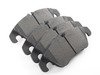 ES#2960482 - 104.13220 - Posi Quiet Semi-Metallic Front Brake Pad Set - Semi-metallic formula for consistent braking. Includes shims and hardware. - Centric - Audi