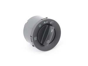 ES#420569 - 7L6941431AG3X1 - Automatic Headlight switch - black - Controls headlights and front fog lights - Genuine Volkswagen Audi - Volkswagen