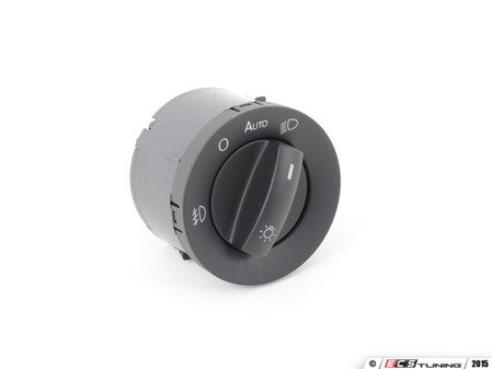ES#420569 - 7L6941431AG3X1 - Automatic Headlight switch - black - Controls headlights and front fog lights - Genuine Volkswagen Audi - Volkswagen