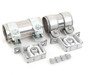 ES#2765625 - 1J0253201AKT1 - Exhaust Installation Kit - Center Pipe - Includes all brackets, clamps and hardware needed for installation - Assembled By ECS - Volkswagen