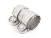 ES#2765625 - 1J0253201AKT1 - Exhaust Installation Kit - Center Pipe - Includes all brackets, clamps and hardware needed for installation - Assembled By ECS - Volkswagen